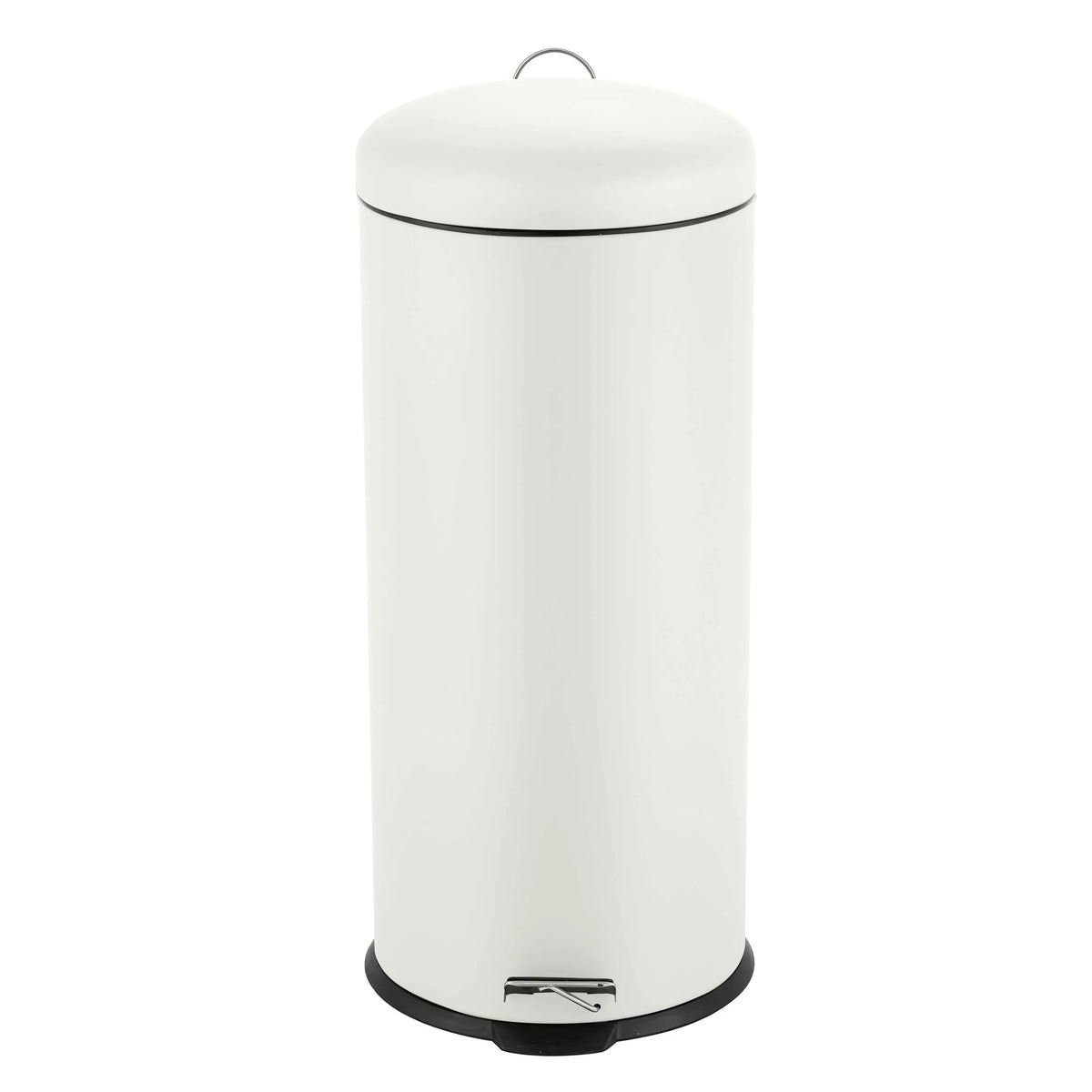 RIBELLI Mülleimer 30 l Edelstahl rund, Treteimer – Ansicht 10