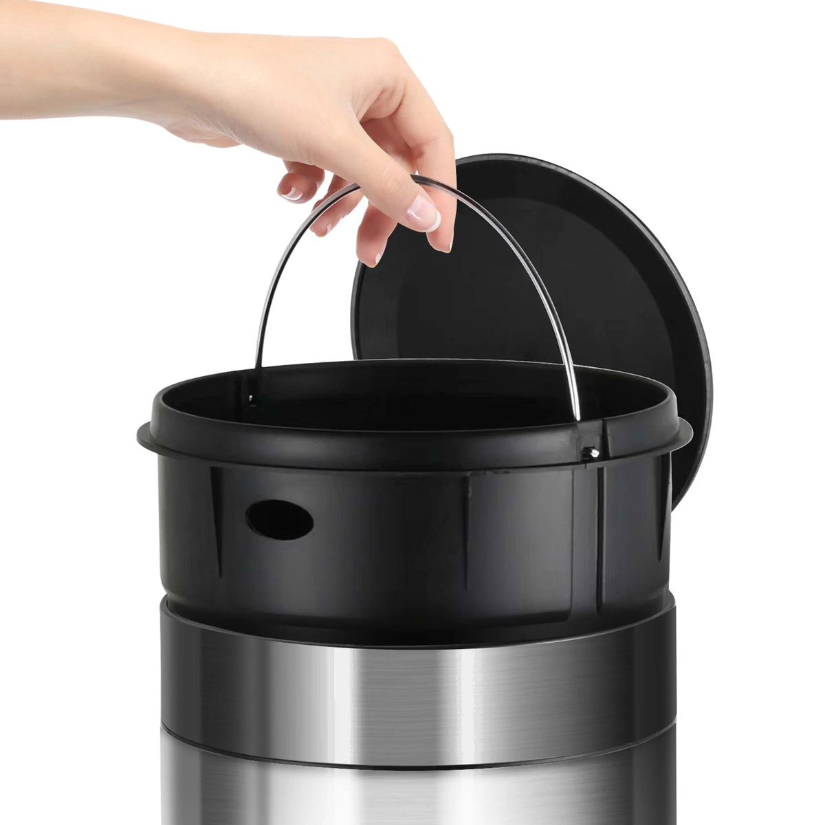 Sensor Mülleimer 30L, rund Ribelli