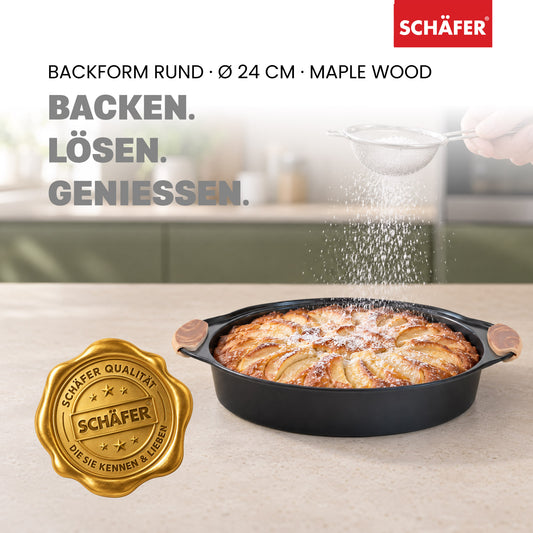 SCHÄFER Backform Ø 24 cm Serie Maple Wood – Ansicht 2