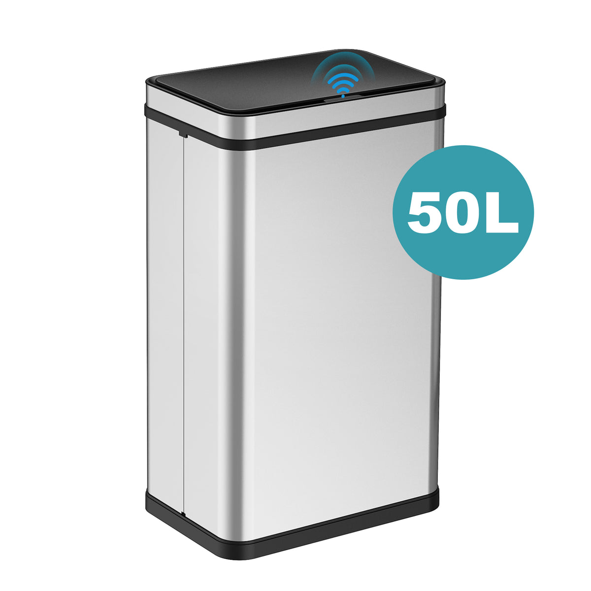 RIBELLI Edelstahl Sensor-Mülleimer – automatisches Öffnen – Ansicht 9