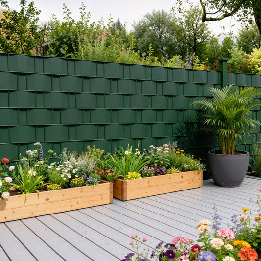 RIBELLI Sichtschutzstreifen 35 m × 19 cm – inkl. 30 Clips – Ansicht 2