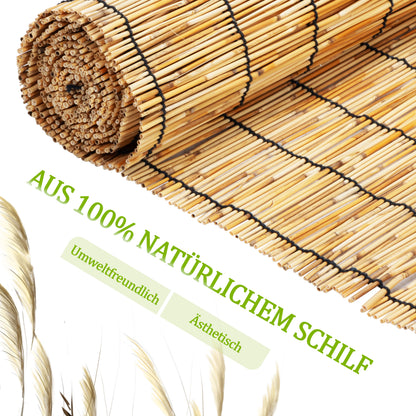 RIBELLI Schilfrohrmatte als Sichtschutz – Ansicht 5