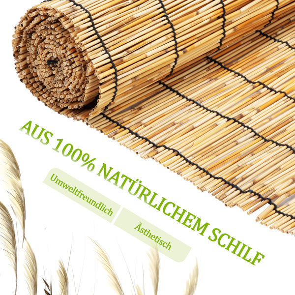 RIBELLI Schilfrohrmatte als Sichtschutz – Ansicht 5