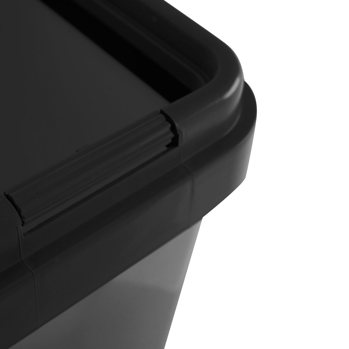 RIBELLI Mülleimer mit 2 Fächern, 2 × 25 l, Schwarz – Ansicht 6