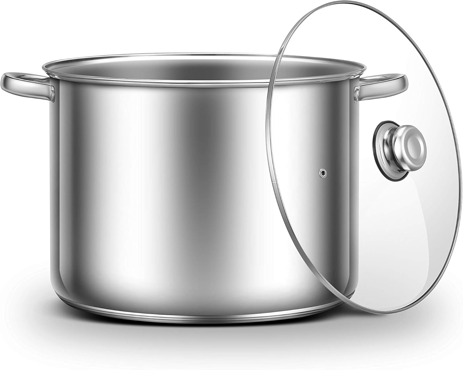 Kochtopf 20 Liter mit Deckel, Gulaschkessel Edelstahl