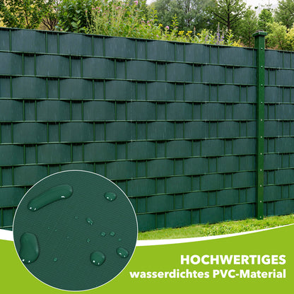 RIBELLI Sichtschutzstreifen 35 m × 19 cm – inkl. 30 Clips – Ansicht 5