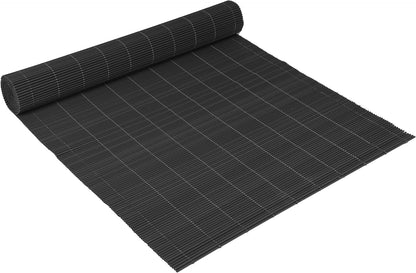 RIBELLI PVC Sichtschutzmatte Schwarz 80 × 300 cm – Bild 5