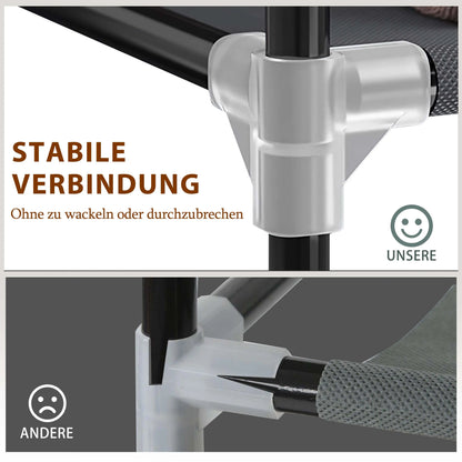 Kleiderschrank Stoffschrank Faltschrank Ribelli