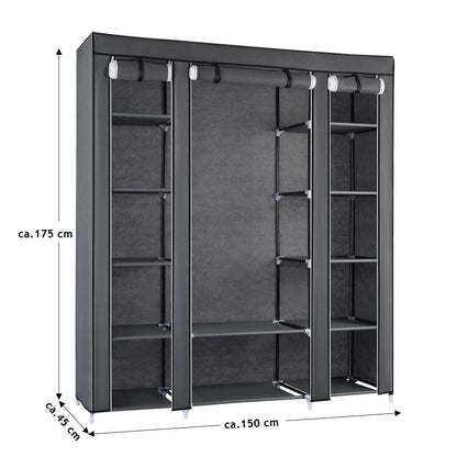 Kleiderschrank Stoffschrank Faltschrank Ribelli