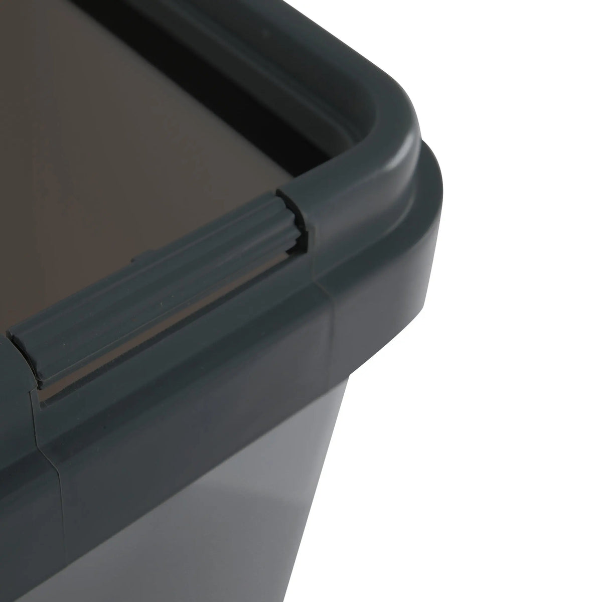 RIBELLI Mülleimer mit 2 Fächern, 2 × 25 l, Anthrazit – Ansicht 7