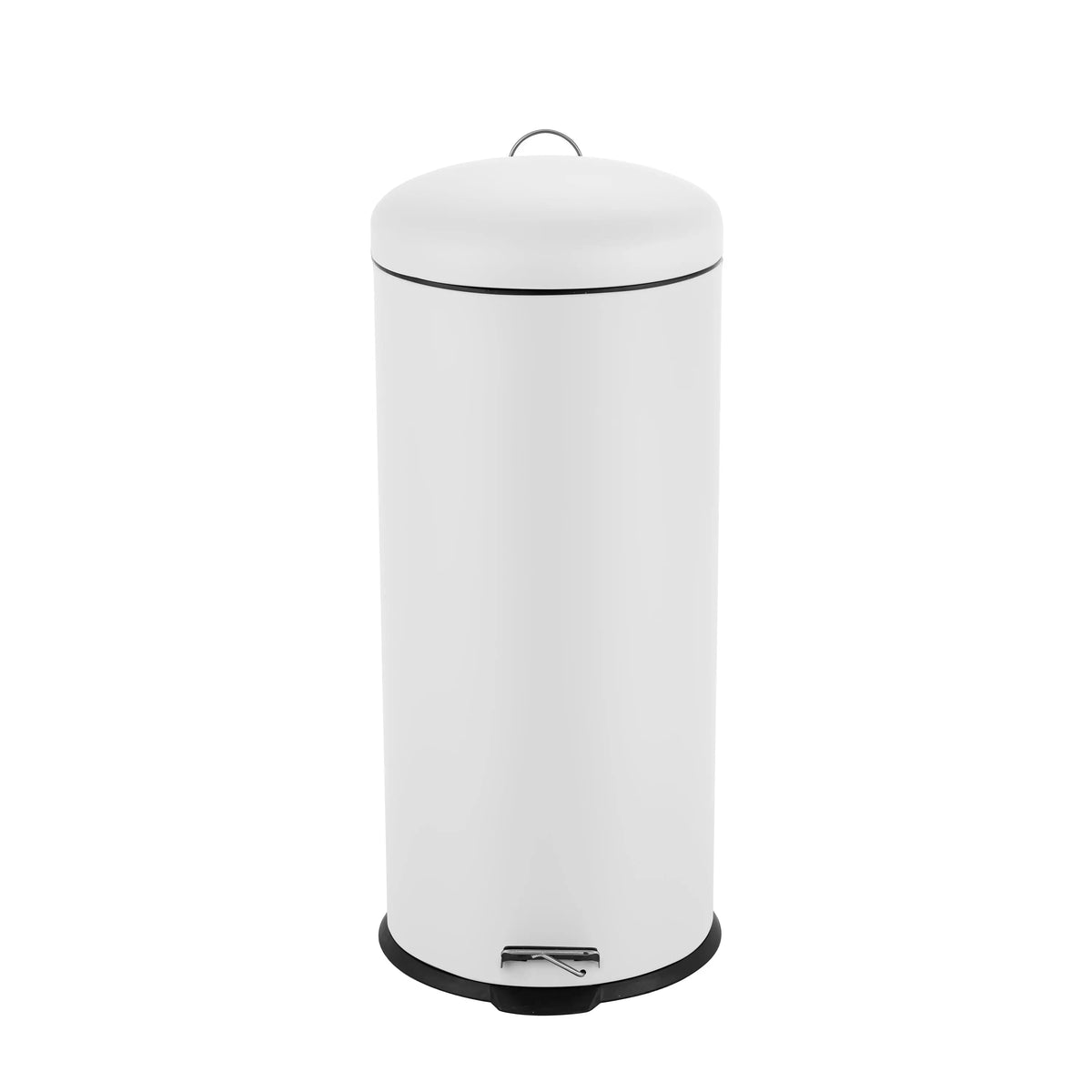 RIBELLI Mülleimer 30 l Edelstahl rund, Treteimer – Ansicht 9