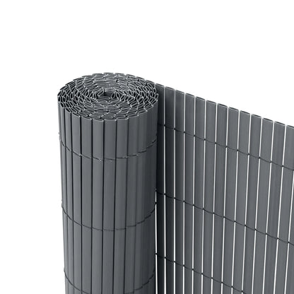 RIBELLI PVC Sichtschutzmatte Anthrazit für Balkon und Zaun – Ansicht 5
