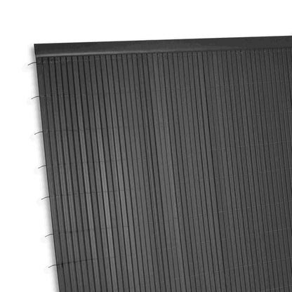 Ribelli®PVC Abschlussleiste Abdeckprofil Bedeckung Profile Sichtschutzmatte Sichtschutz anthrazit Ribelli