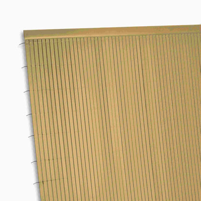 Ribelli®PVC Abschlussleiste Abdeckprofil Bedeckung Profile Sichtschutzmatte Sichtschutz bambus Ribelli