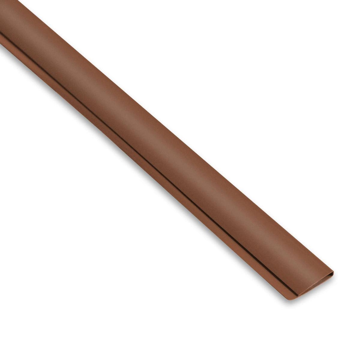 Ribelli®PVC Abschlussleiste Abdeckprofil Bedeckung Profile Sichtschutzmatte Sichtschutz braun Ribelli