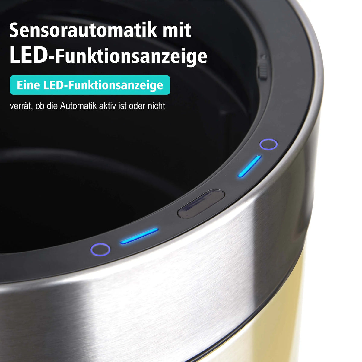 Sensor Mülleimer 30L, rund Ribelli