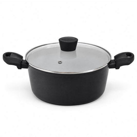 MICHELINO Bratentopf Ø 24 cm Serie Nora Sand – PFAS-frei, Keramikbeschichtung, induktionsgeeignet