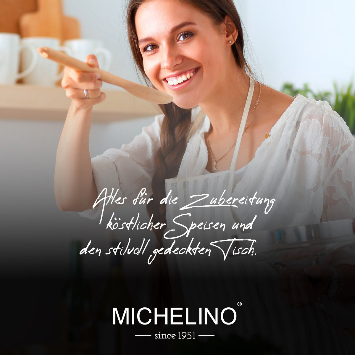 MICHELINO Stabmixer 1000 Watt Edelstahl – DC-Motor, variable Stufen & Gummischutz – Ansicht 7