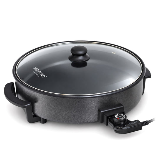MICHELINO Multipfanne Elektrisch breit 42 cm höhe 7 cm Pizza p
