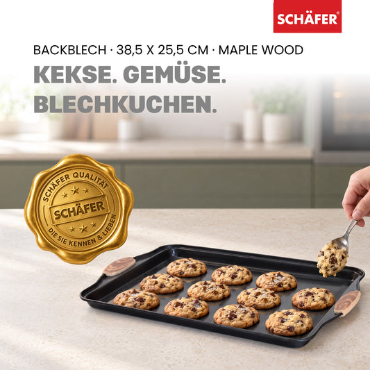 SCHÄFER Backblech 38,5 × 35,5 cm Serie Maple Wood – Ansicht 2