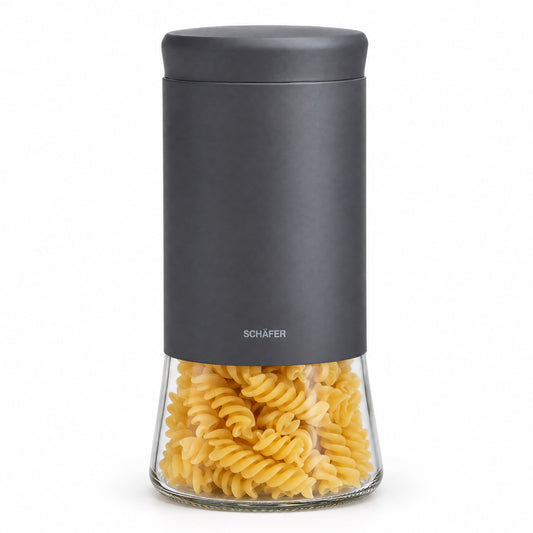 SCHÄFER Vorratsglas 1,4 l Grau