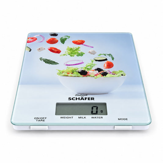 SCHÄFER Küchenwaage Motiv Salat bis 5 kg