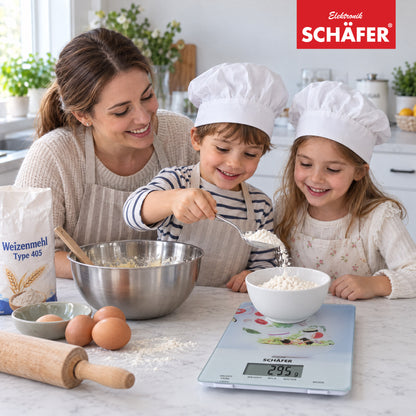 SCHÄFER Küchenwaage Motiv Salat bis 5 kg – Ansicht 6